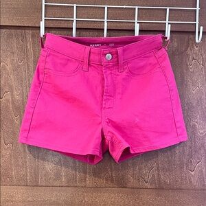 Old Navy Women's High Waist Fuchsia Shorts